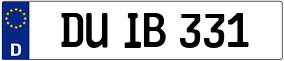 Truck License Plate